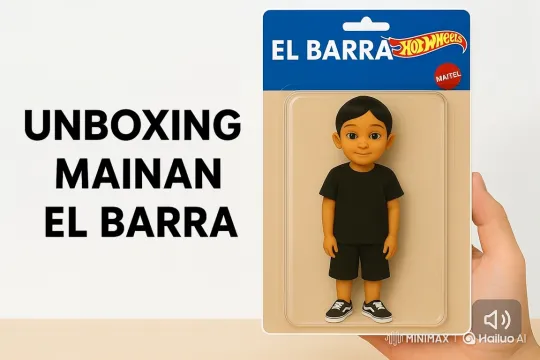 Unboxing of 'Hot Wheels' El Barra Figurine – AI Generated Video | Hailuo AI