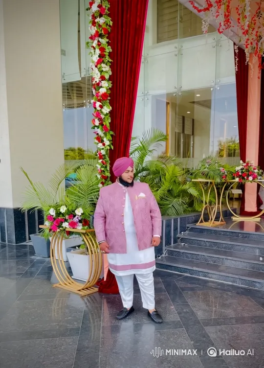 Formal Meeting Between Turbaned Man and Modi-Like Figure – AI Generated Video | Hailuo AI