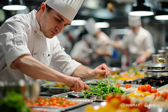 Chef's Art: Crafting a Five-Star Dish – AI Generated Video | Hailuo AI