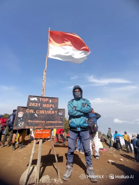 Summit of Mount Cikuray from Space to Earth – AI Generated Video | Hailuo AI