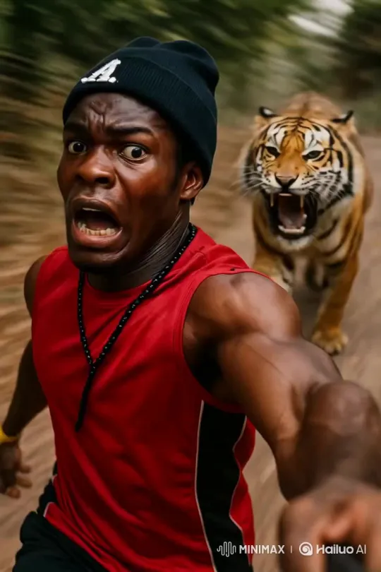 Tiger: The Majestic Predator of the Wild – AI Generated Video | Hailuo AI