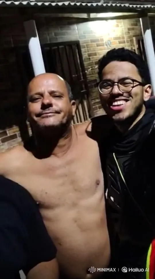Intimate Moment Between Two Men at Night – AI Generated Video | Hailuo AI