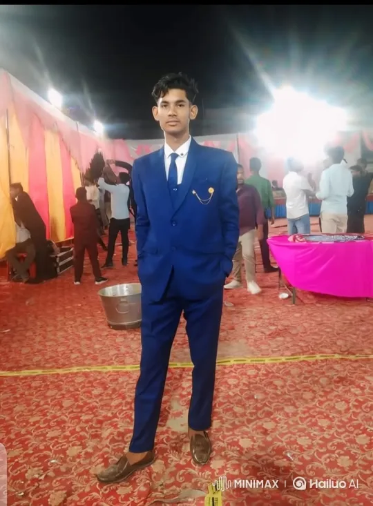 Young Man in Suit Meets PM Lookalike at Outdoor Event – AI Generated Video | Hailuo AI