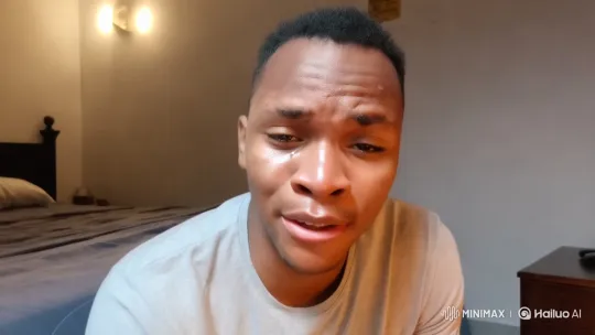 Emotional Young Man Encourages Perseverance in Dark Times – AI Generated Video | Hailuo AI