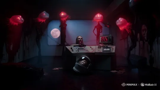 Abandoned Observatory: Cosmic Horror with Swarming Butterflies – AI Generated Video | Hailuo AI