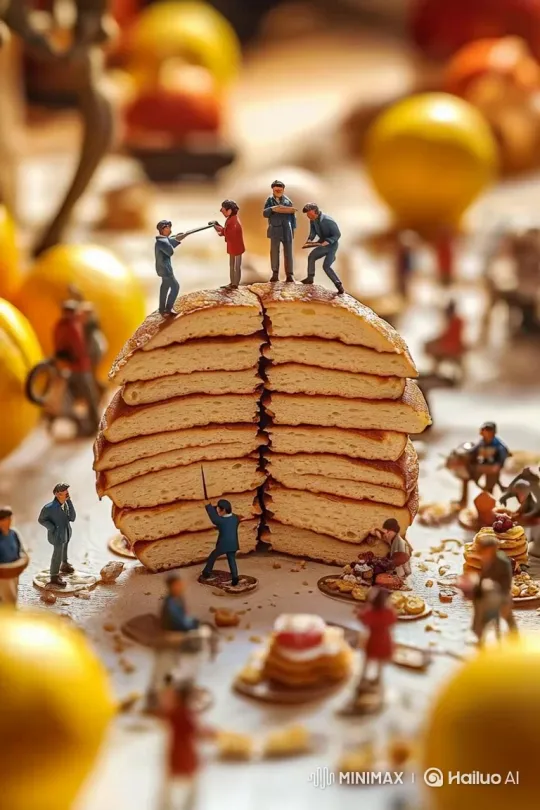 German Desserts: Pancakes, Ice Cream, Strudel, Crème Brûlée – AI Generated Video | Hailuo AI