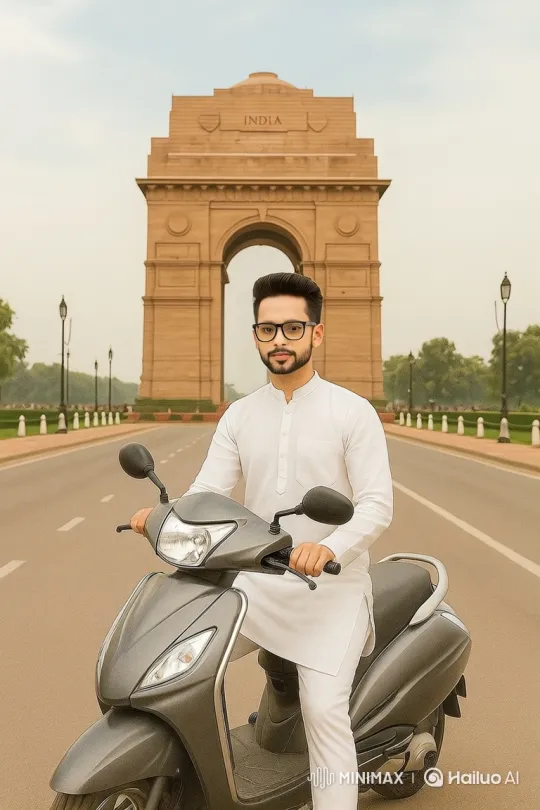 Young Man Meets Prime Minister Modi on Empty Road – AI Generated Video | Hailuo AI