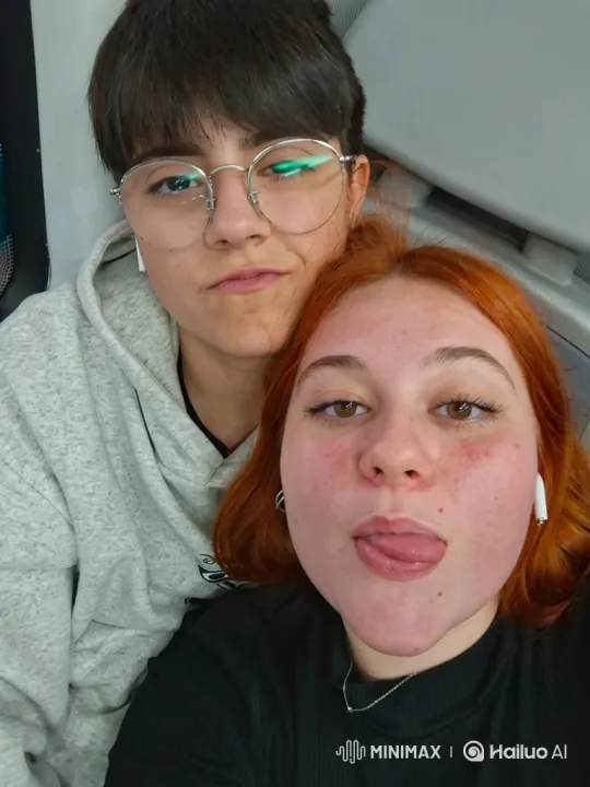 Night Drive Selfie Video of Two Young People – AI Generated Video | Hailuo AI