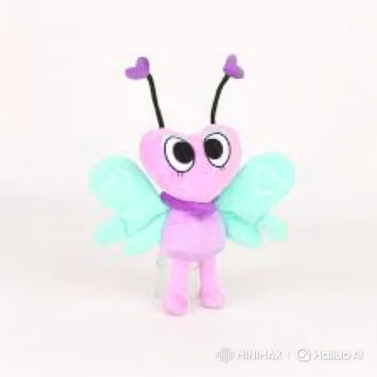 Plush Butterfly Toy Comes to Life in Playful Dance – AI Generated Video | Hailuo AI