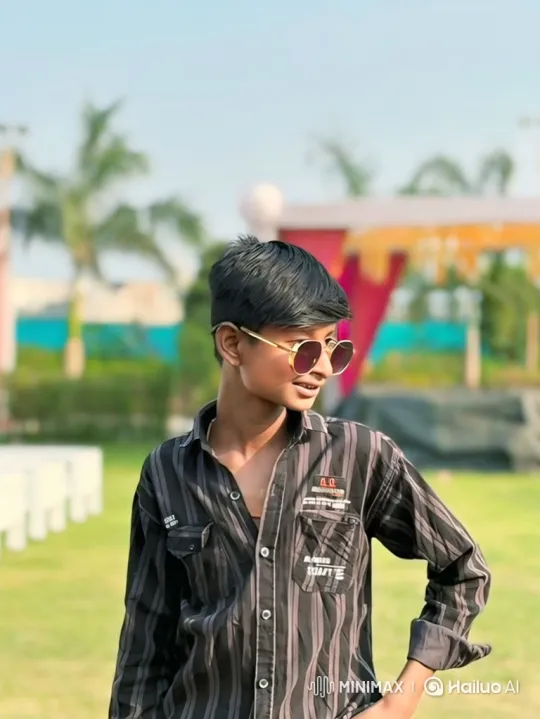 Young Couple Meets on Sunny Lawn – AI Generated Video | Hailuo AI