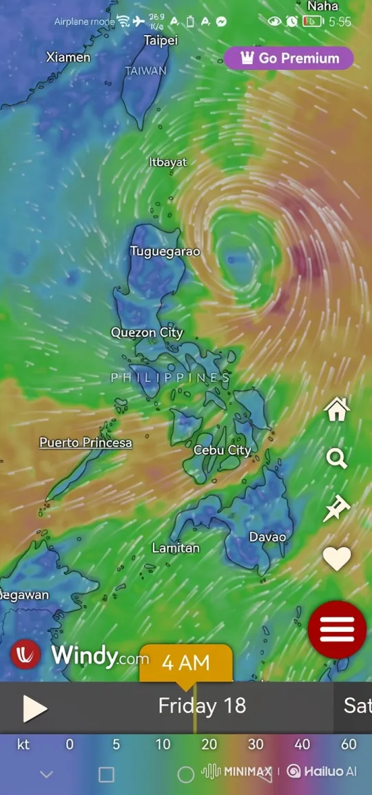 Typhoon Intensifies Over Philippines and Taiwan – AI Generated Video | Hailuo AI