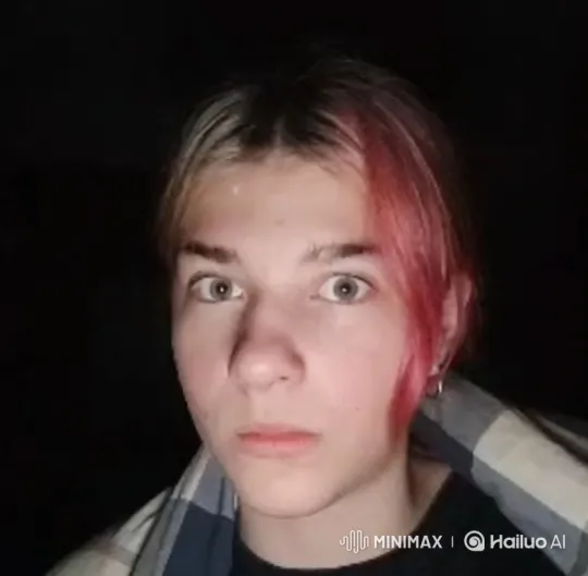 Young Person Flees Through Dark Hallway in Panic – AI Generated Video | Hailuo AI