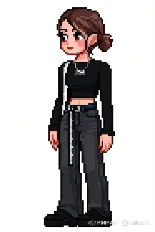 Pixel Art Character and Real Person 180-Degree Orbit Video – AI Generated Video | Hailuo AI