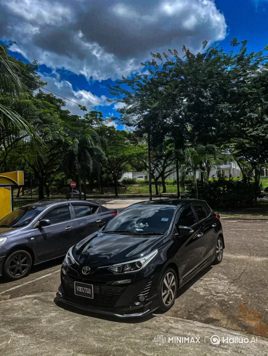 Ultra-Realistic Night Drive with Toyota Yaris and KLCC – AI Generated Video | Hailuo AI