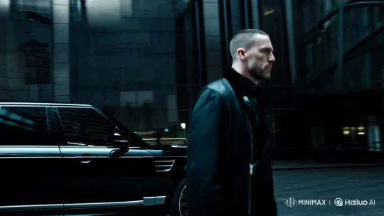 Gangster's Dramatic Approach to His Range Rover – AI Generated Video | Hailuo AI
