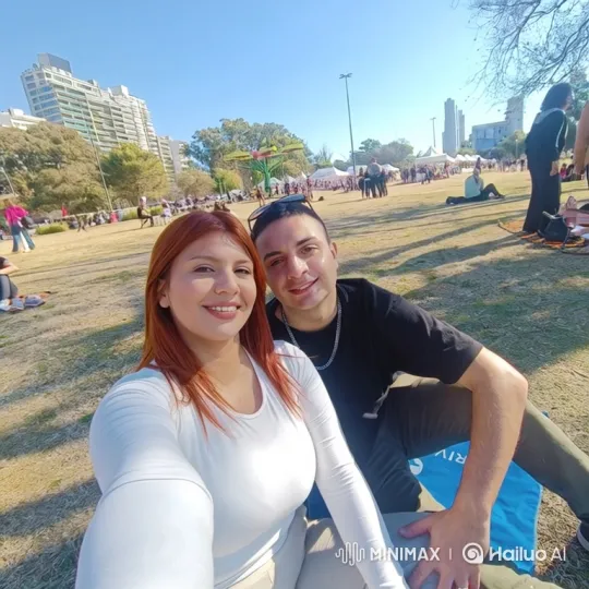 Family Joy Captured in Candid Park Scene – AI Generated Video | Hailuo AI