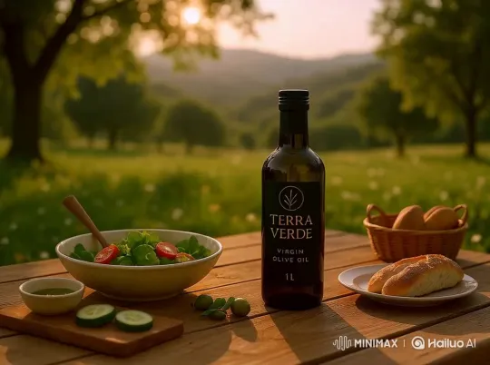 Terra Verde Olive Oil Product Highlight – AI Generated Video | Hailuo AI