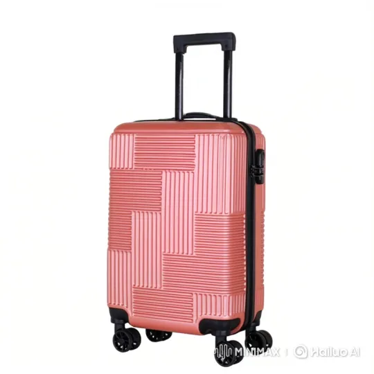 Pink Suitcase Surfs Alone to the Shore – AI Generated Video | Hailuo AI