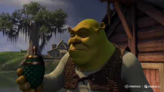 Shrek Comically Eats and Explodes Hand Grenade – AI Generated Video | Hailuo AI