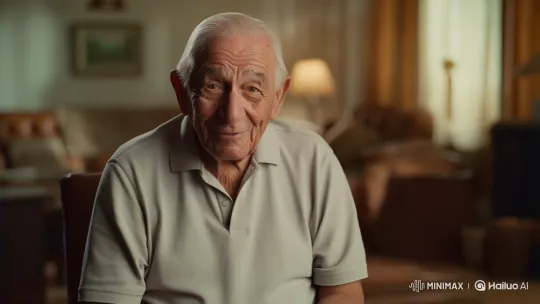 Elderly Man Humorously Praises 'Menor Serviços' – AI Generated Video | Hailuo AI