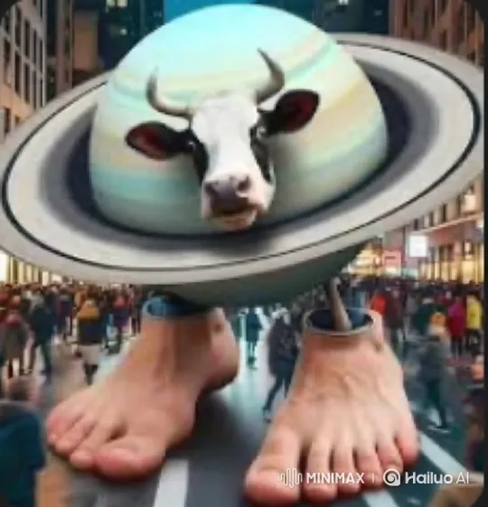 Surreal Creature Witness to City Building Collapse – AI Generated Video | Hailuo AI