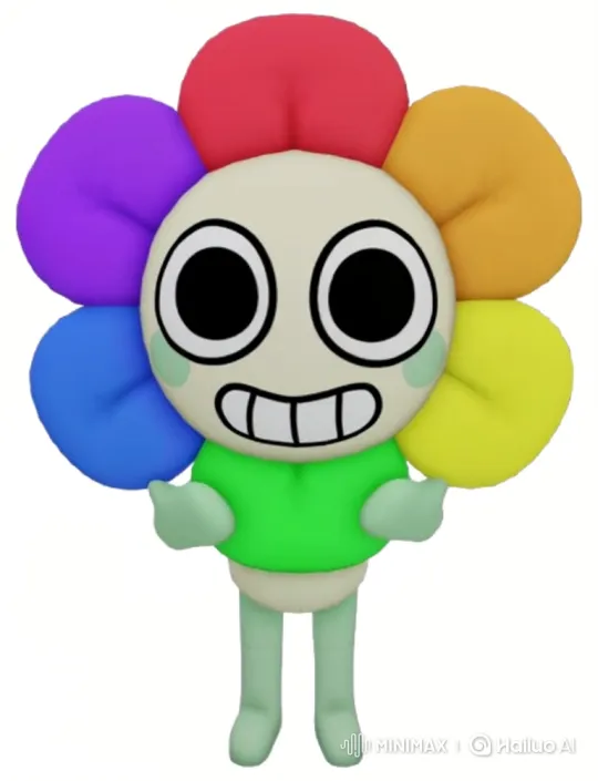 Animated Flower Character's Joyful Dance Routine – AI Generated Video | Hailuo AI