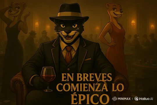 Anthropomorphic Panther in a Stylish Club Setting – AI Generated Video | Hailuo AI