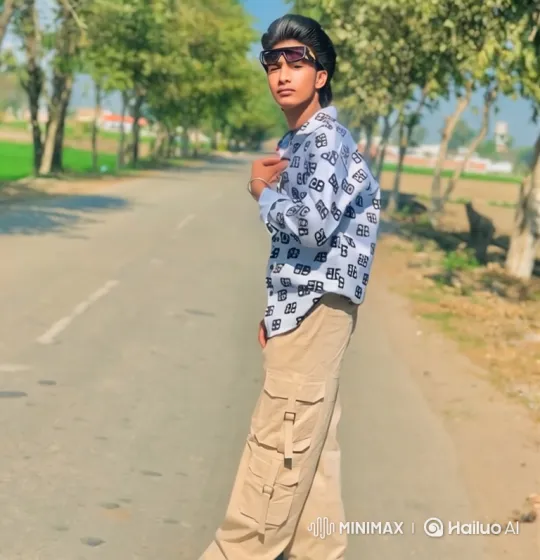 Young Man Evolves Stance as Rolls Royce Stops, Older Man Converses – AI Generated Video | Hailuo AI