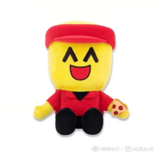 Plush Toy Delivers Pizza on Red Moped – AI Generated Video | Hailuo AI