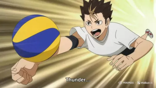 Nishinoya's Powerful Volleyball Spike and Confident Victory Pose – AI Generated Video | Hailuo AI