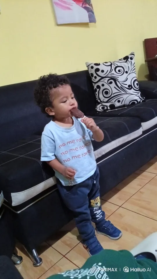 Toddler Dances Joyfully with Ice Cream – AI Generated Video | Hailuo AI