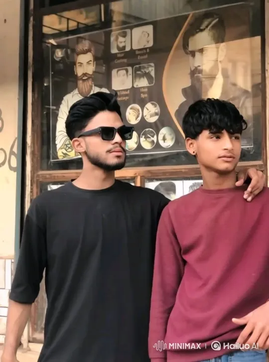 Young Men Observing Something Off-Camera – AI Generated Video | Hailuo AI