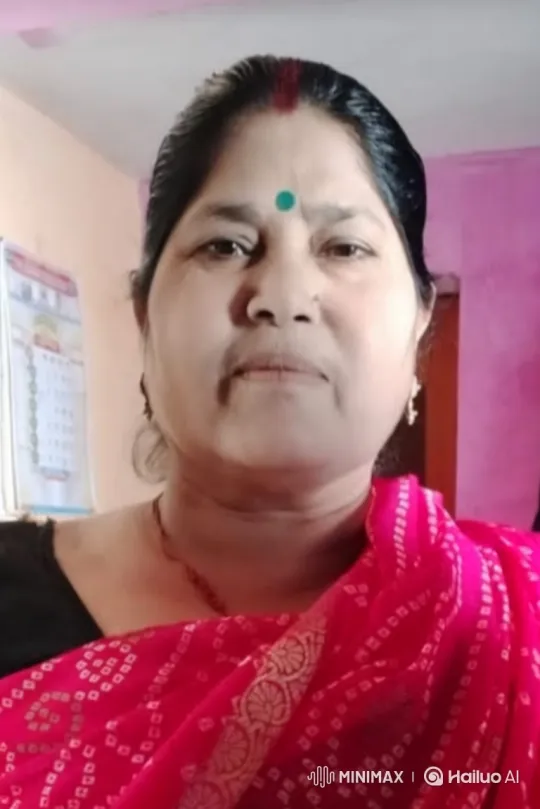 Serene Woman in Pink Sari with Tracking Camera Shot – AI Generated Video | Hailuo AI