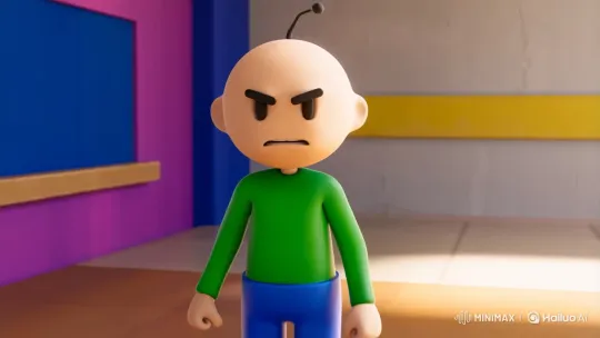 Baldi's Accusatory Monologue in 3D Animation – AI Generated Video | Hailuo AI