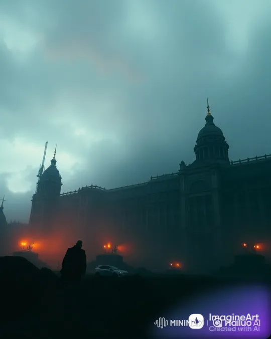 Classical Building Destroyed in Mysterious Collapse – AI Generated Video | Hailuo AI