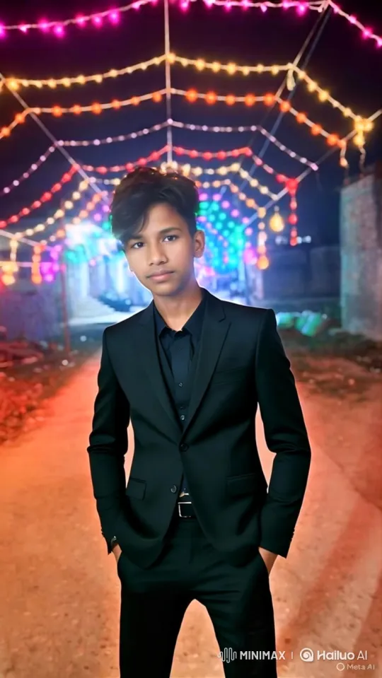 Indian Prime Minister Narendra Modi Meets Young Man in Festive Alley – AI Generated Video | Hailuo AI