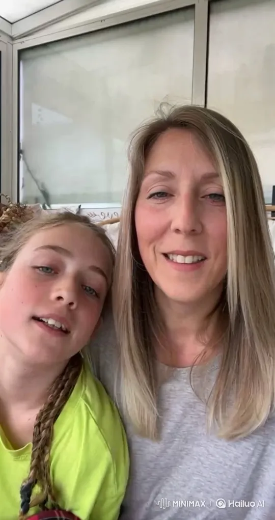 Mother and Daughter Share Affectionate Moment – AI Generated Video | Hailuo AI