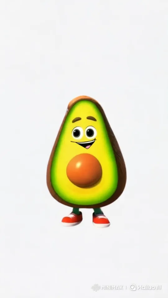 Animated Avocado Brews Coffee in Cozy Kitchen – AI Generated Video | Hailuo AI