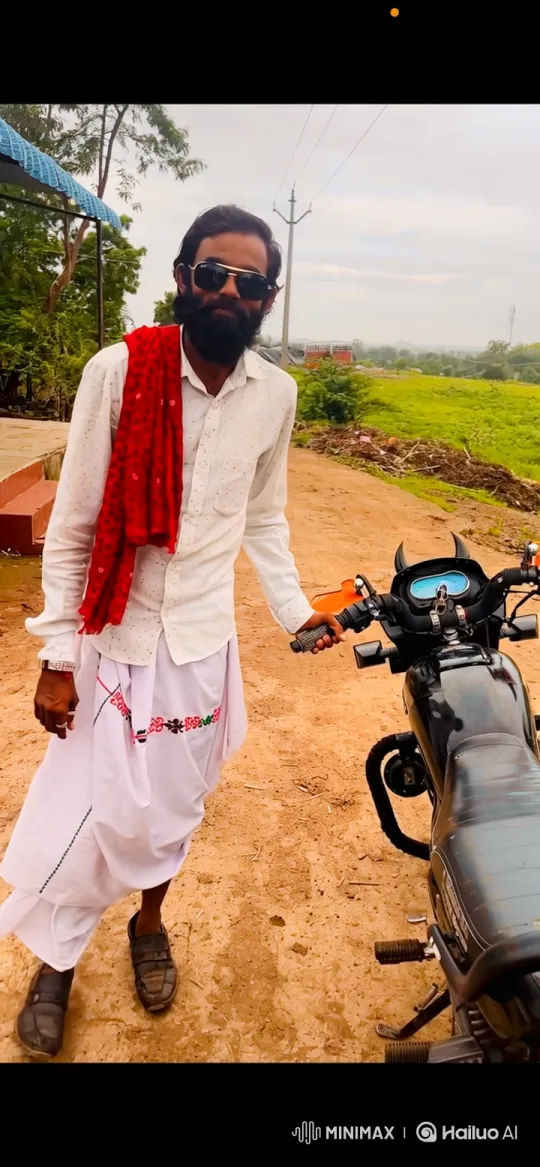 Indian Prime Minister Modi Meets Man on Rural Path – AI Generated Video | Hailuo AI