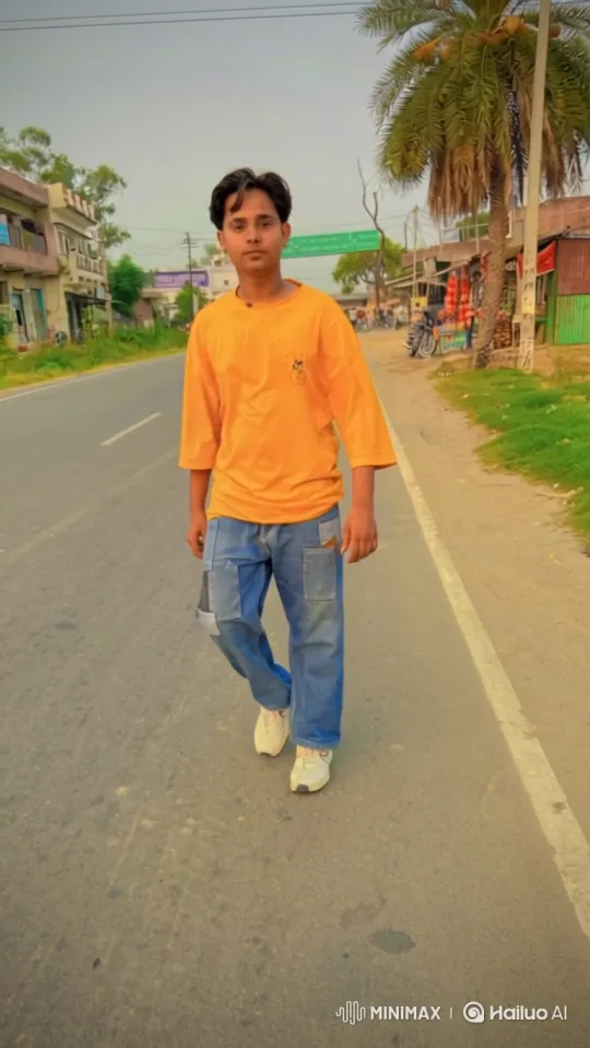 PM Modi Greeted Young Man on Road in Small Town – AI Generated Video | Hailuo AI
