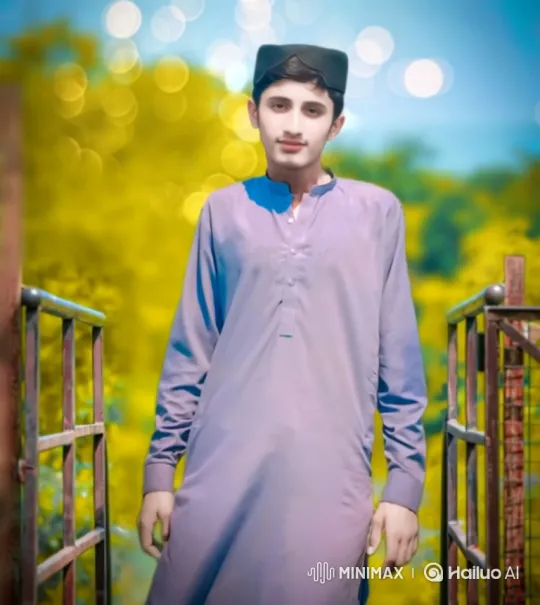 Young Man Strolls Through Serene Autumn Garden – AI Generated Video | Hailuo AI