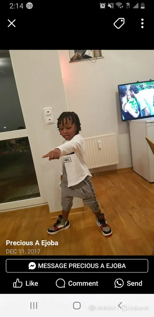 Child Dancing Enthusiastically in Bright Room – AI Generated Video | Hailuo AI