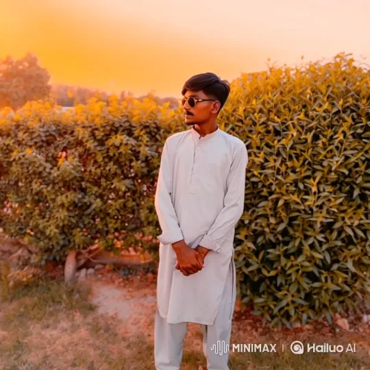 Young Couple Shares Intimate Moment in Golden Hour Park – AI Generated Video | Hailuo AI
