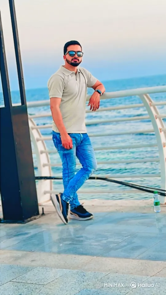 Man Prepares to Pilot MINIMAXROO Helicopter at Seaside – AI Generated Video | Hailuo AI