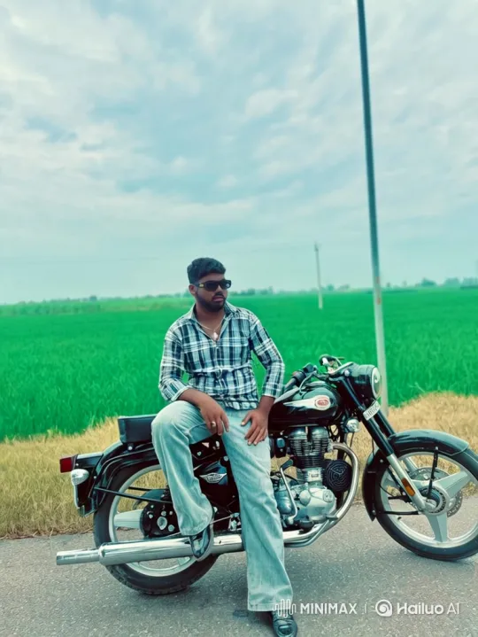 Indian Prime Minister Lookalike Arrives at Motorcycle Scene – AI Generated Video | Hailuo AI