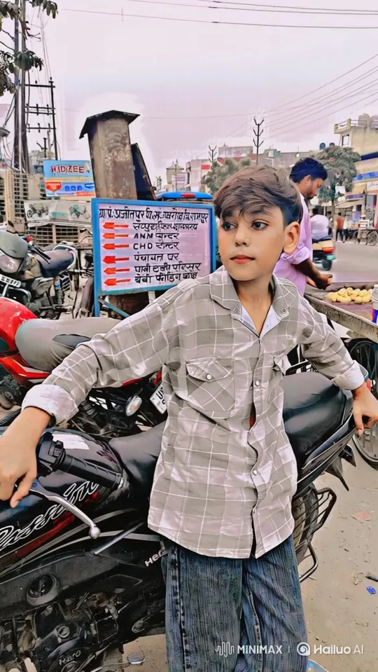 Young Man Meets Prime Minister Modi on Bustling Indian Street – AI Generated Video | Hailuo AI