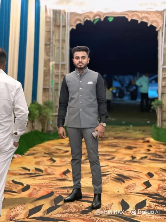 Young Man Meets Distinguished Gentleman at Event Entrance – AI Generated Video | Hailuo AI
