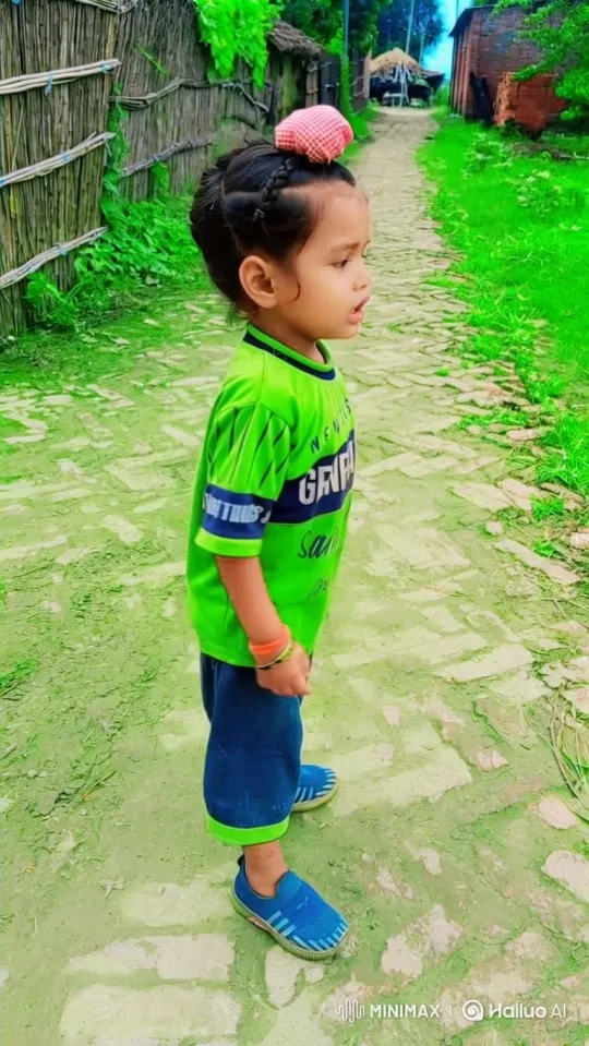 Young Deep Singh in Rural Setting with Gentle Smile – AI Generated Video | Hailuo AI