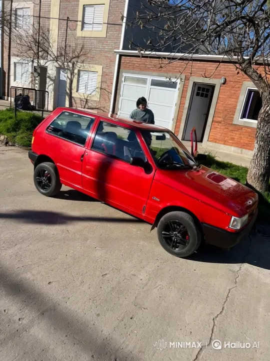 Red Hatchback Lowers with Air Suspension – AI Generated Video | Hailuo AI