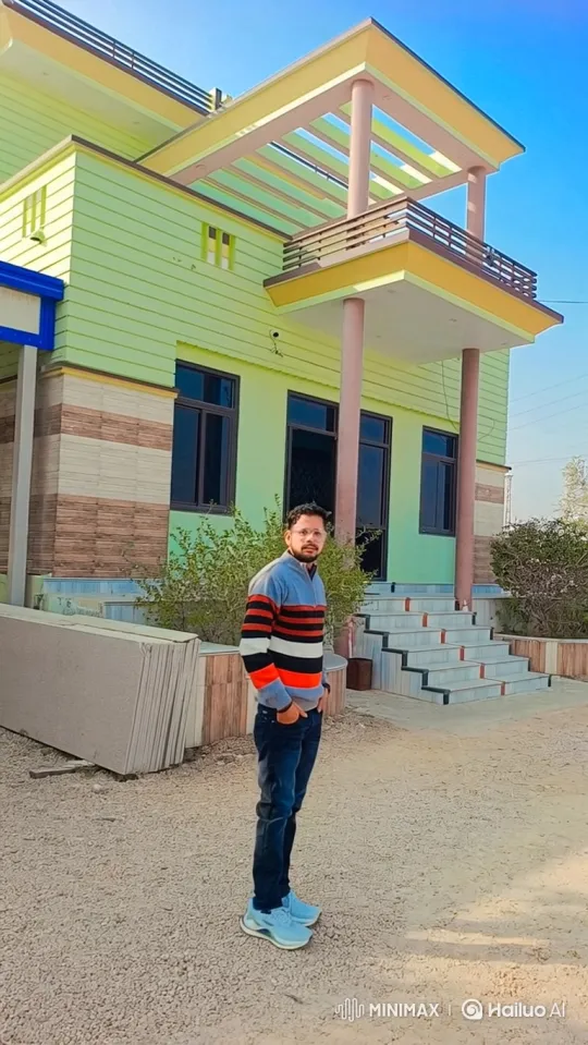 Man Celebrates New House with Silly Friend – AI Generated Video | Hailuo AI